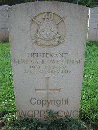 Dar Es Salaam War Cemetery - Burne, Newdigate Owen